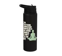 I Am Practicing Mindfulness Compassion and Loving Kindness Stainless Steel Insulated Water Bottle