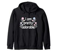 I Am Pretty Adorable Cute Confident Personality - Zip Hoodie