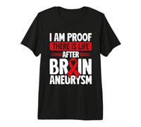 I Am Proof Brain Aneurysm Awareness Survivor Premium T-Shirt