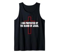 I Am Protected By The Blood Of Jesus Tank Top