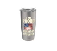 I am Proud American Approval is not Required USA Stainless Steel Insulated Tumbler