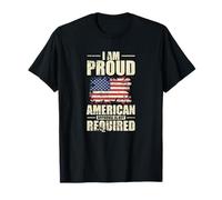 I am Proud American Approval is not Required USA T-Shirt