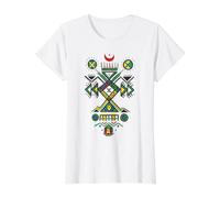 I am Proud to be Berber - Kabyle Motifs Value Graphic T-Shirt, Women, White, XL