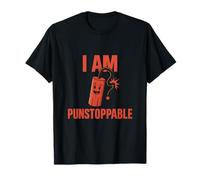 I Am Punstoppable Dad Jokes Funny Pun Graphic T-Shirt