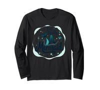 I Am Really A Mermaid: Whimsical Ocean Fantasy Long Sleeve T-Shirt, Adult Unisex, Black, Medium