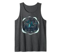 I Am Really A Mermaid: Whimsical Ocean Fantasy Tank Top, Men, Dark Heather Grey, X-Large