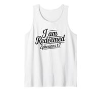 I Am Redeemed - Inspirational Faith Motivation Christian Tank Top