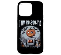 I Am Ro Boo Tic Funny Pumpkin Robot Halloween Spooky Case for iPhone 15 Pro Max