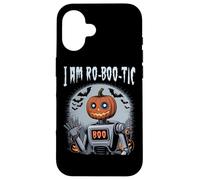 I Am Ro Boo Tic Funny Pumpkin Robot Halloween Spooky Case for iPhone 16