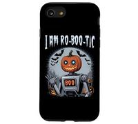 I Am Ro Boo Tic Funny Pumpkin Robot Halloween Spooky Case for iPhone SE (2020) / 7/8