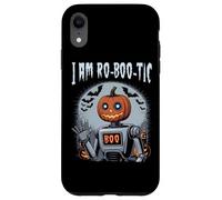 I Am Ro Boo Tic Funny Pumpkin Robot Halloween Spooky Case for iPhone XR