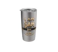 I Am Sam Doing Sam Things Funny Celebration Stainless Steel Insulated Tumbler