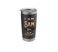 I Am Sam Doing Sam Things Funny Celebration Stainless Steel Insulated Tumbler