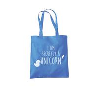 I am Secretly a Unicorn Tote Bag - cornflower blue One Size