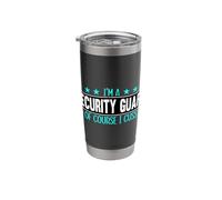 I Am Security Guard of Course I Cuss Funny Security Enforcer Stainless Steel Insulated Tumbler