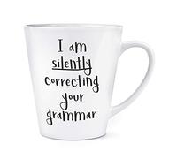 I Am Silently Correcting Your Grammar 12oz Latte Mug Cup