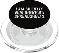 I Am Silently Judging Your Spreadsheets PopSockets PopGrip for MagSafe