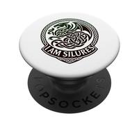 I AM SILURES (Grunge) PopSockets Adhesive PopGrip
