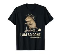 I Am So Done Class of 2026 Senior 26 Graduation Capybara T-Shirt