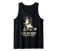 I Am So Done Class of 2026 Senior Funny Graduation Penguin Tank Top