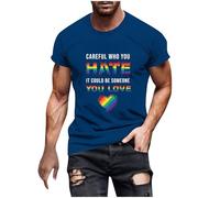 I Am So Gay T-Shirts Men Short Sleeve Tops Sale Clearance UK,Man Rainbow T Shirt LGBT Pride Month Tshirts Crewneck Shirts Casual Blouse Summer Pullover Plus Size Top Loose Fit Tees Holiday Sweatshirt
