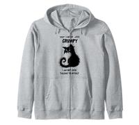I Am So Grumpy I Am Not Even Talking To Myself Zip Hoodie