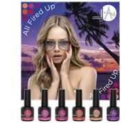 I.Am Soak Off Gel Polish Collection 6pcs All Fired Up