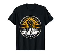 I AM Somebody Bold Fist with Radiating Sunburst T-Shirt