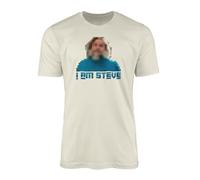 I Am Steve Craft Mine Game Movie T-Shirt - Cool Gamer Tee for Craft Mine Fans, Retro Pixel Style Graphic Tee for Boys, Girls, Teens - Fun Gaming Gift Shirt - XL