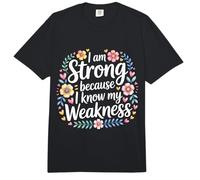 I Am Strong Because I Know My Weakness Strength - Comfort Colors Adult Heavyweight T-Shirt