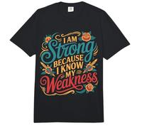 I Am Strong Because I Know My Weakness Strength - Comfort Colors Adult Heavyweight T-Shirt