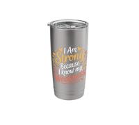 I Am Strong Because I Know My Weakness Strength |- Stainless Steel Insulated Tumbler