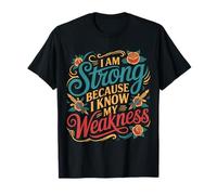 I Am Strong Because I Know My Weakness Strength - T-Shirt