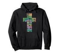 I Am Strong Inspirational Christian Message for Faithful Pullover Hoodie