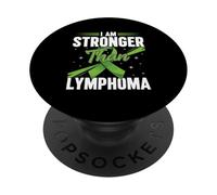I Am Stronger Than Lymphoma Support PopSockets Adhesive PopGrip