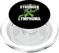 I Am Stronger Than Lymphoma Support PopSockets PopGrip for MagSafe