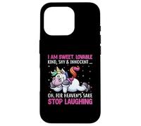 I Am Sweet Lovable Kind Shy & Innocent Oh For Heaven's Sake Case for iPhone 16 Pro