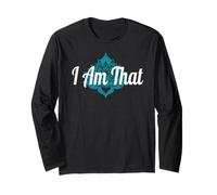 I Am That - Blue Flower Lotus Long Sleeve T-Shirt