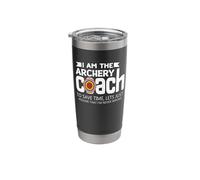 I Am The Archery Coach to Save Time Stainless Steel Insulated Tumbler