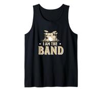 I Am The Band Awesome Drumming Drumset Player for A Drummer Tank Top