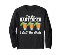 I Am The Bartender I Call Shots Bartender Long Sleeve T-Shirt