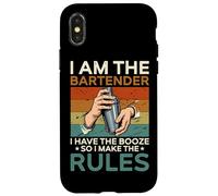 I Am The Bartender I Have The Booze I Make The Rules Case for iPhone X/XS