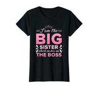 I am the Big Sister Boss Retro Vintage Big Sister T-Shirt