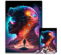 I Am The Cosmos 1000Pc Adults Jigsaw Puzzle Wooden Jigsaw Puzzles Fun at Home Activities, Birthday Present, Travel Gifts 50x75CM/19.68x29.52inch