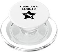 I Am The COUGAR Shirt White Cougars T Shirts Funny COUGAR PopSockets PopGrip for MagSafe