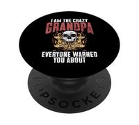 I Am the Crazy Grandpa Everyone Warned You About Grandpa PopSockets Adhesive PopGrip