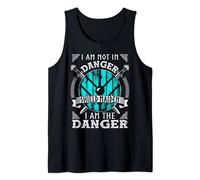 I am The Danger Valhalla Norse Viking Lagertha Shield Maiden Tank Top