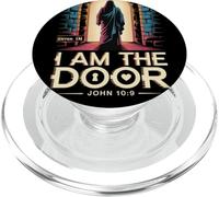 I am the door Christian Streetwear aesthetic Jesus John 10:9 PopSockets PopGrip for MagSafe
