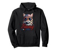 I Am The Enemy Within - Cat Ladies Kamala Harris 2024 Merch Pullover Hoodie