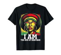 I Am The Hue Of Heritage Black Afro Empowerment Pride Women T-Shirt